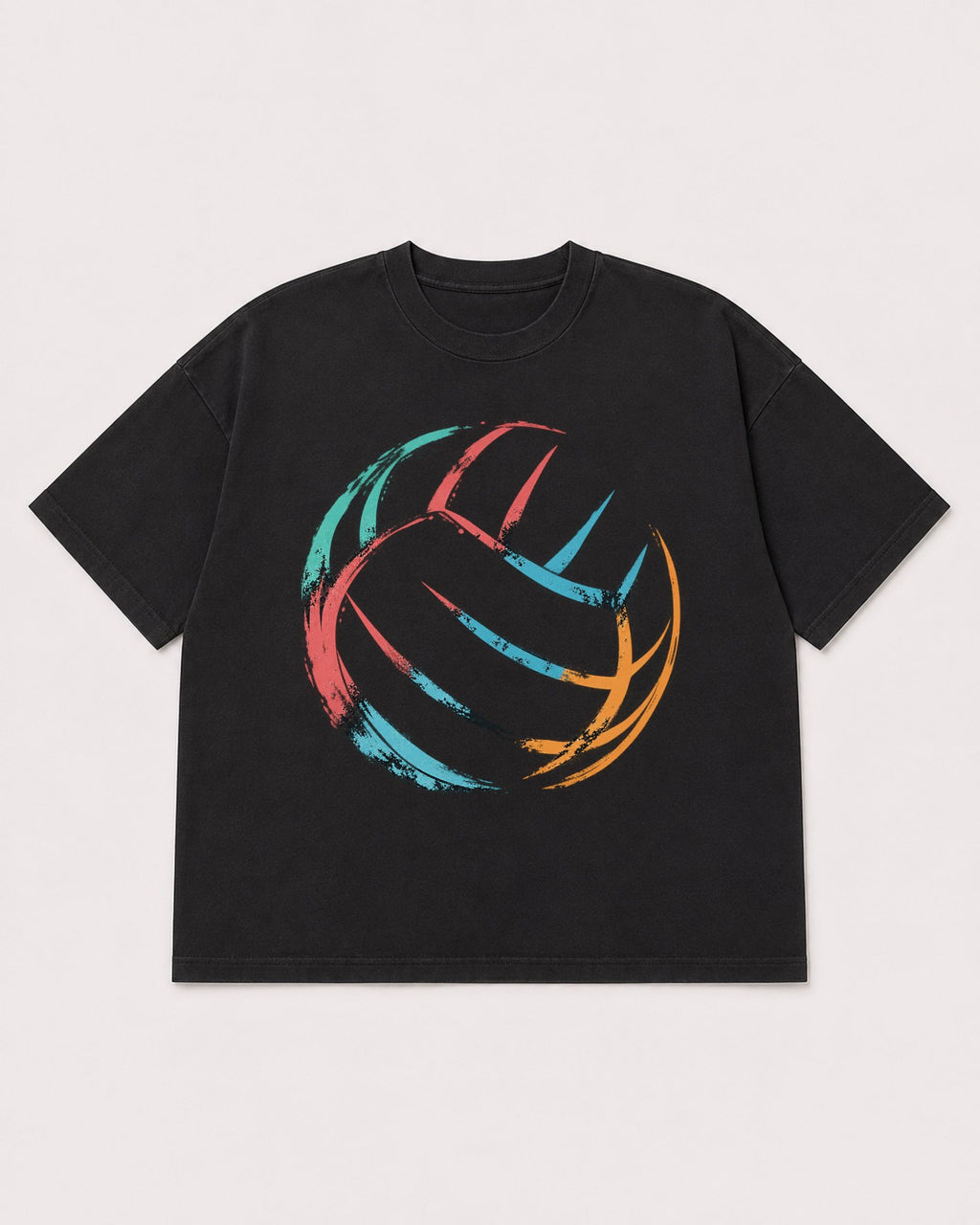 Mockup Boxy Heavyweight Tee Black product