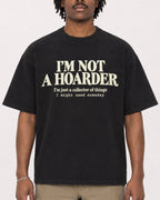 Mockup Boxy Heavyweight Tee Black male close-up 04