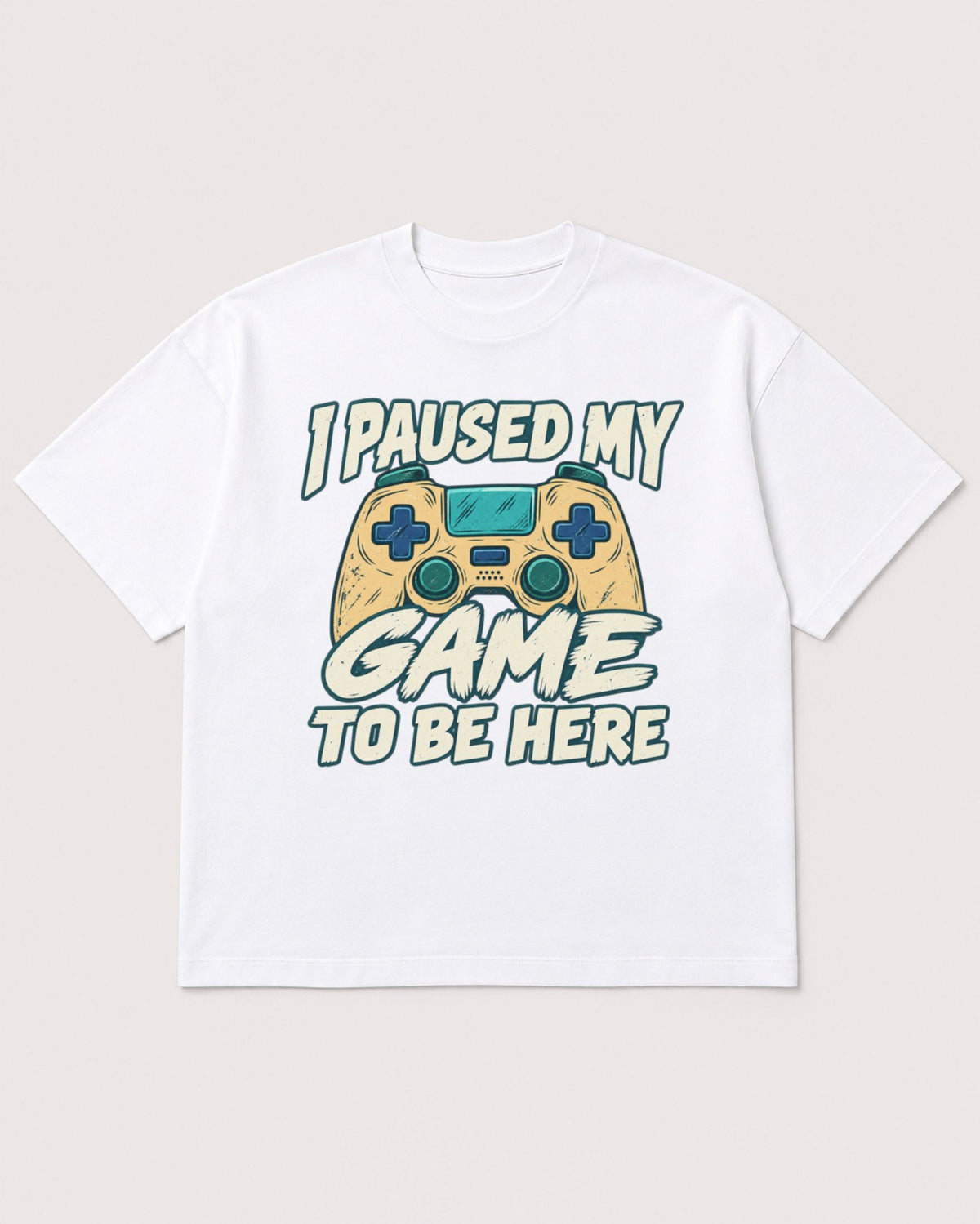 Mockup Boxy Heavyweight Tee White product