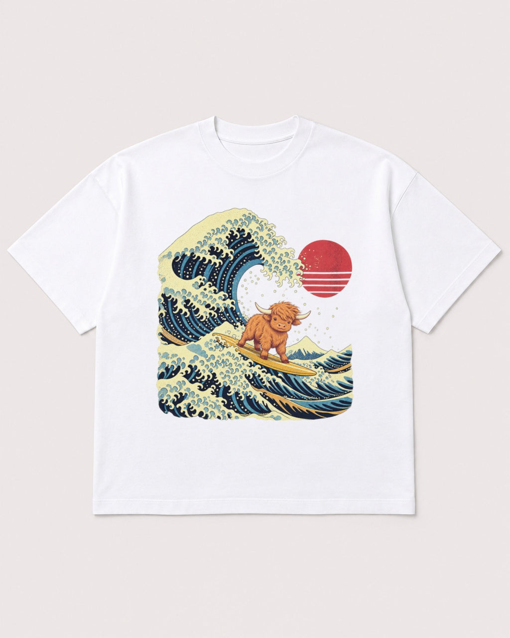 Mockup Boxy Heavyweight Tee White product