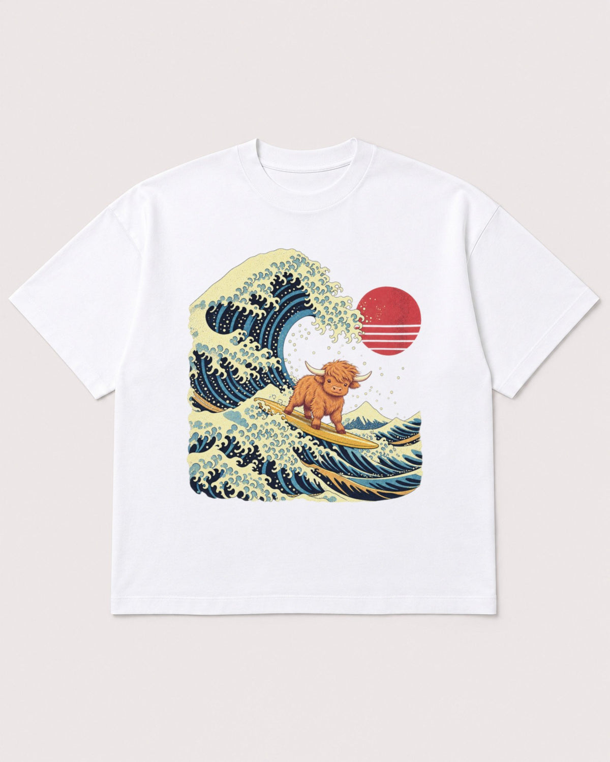 Mockup Boxy Heavyweight Tee White product