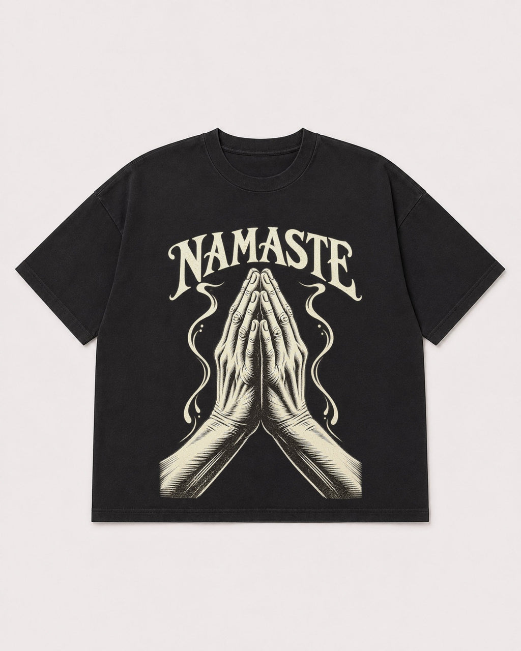Mockup Boxy Heavyweight Tee Black product