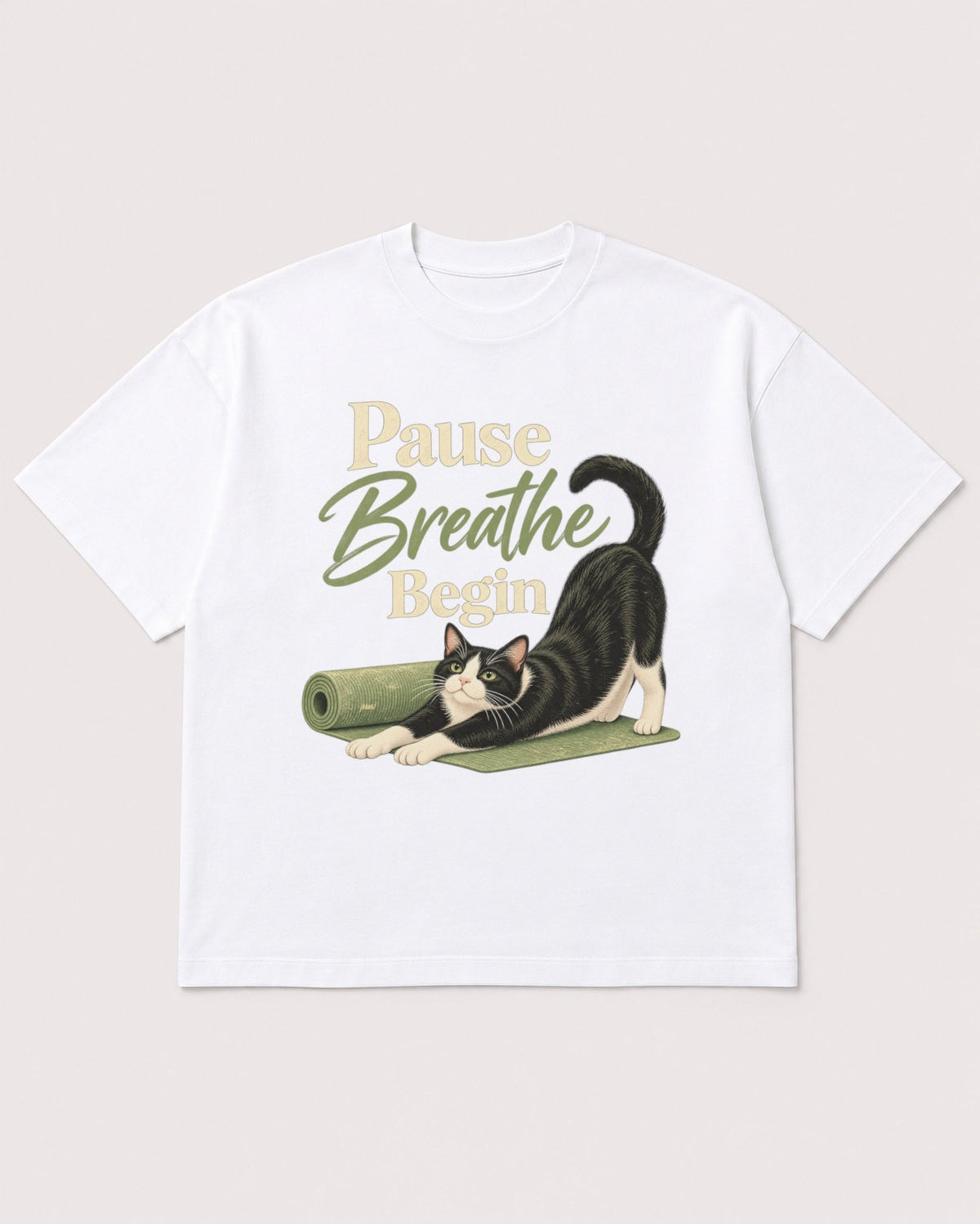 Mockup Boxy Heavyweight Tee White product