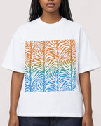 Mockup Boxy Heavyweight Tee White female close-up 04