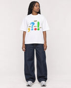 Mockup Boxy Heavyweight Tee White female full-body 04