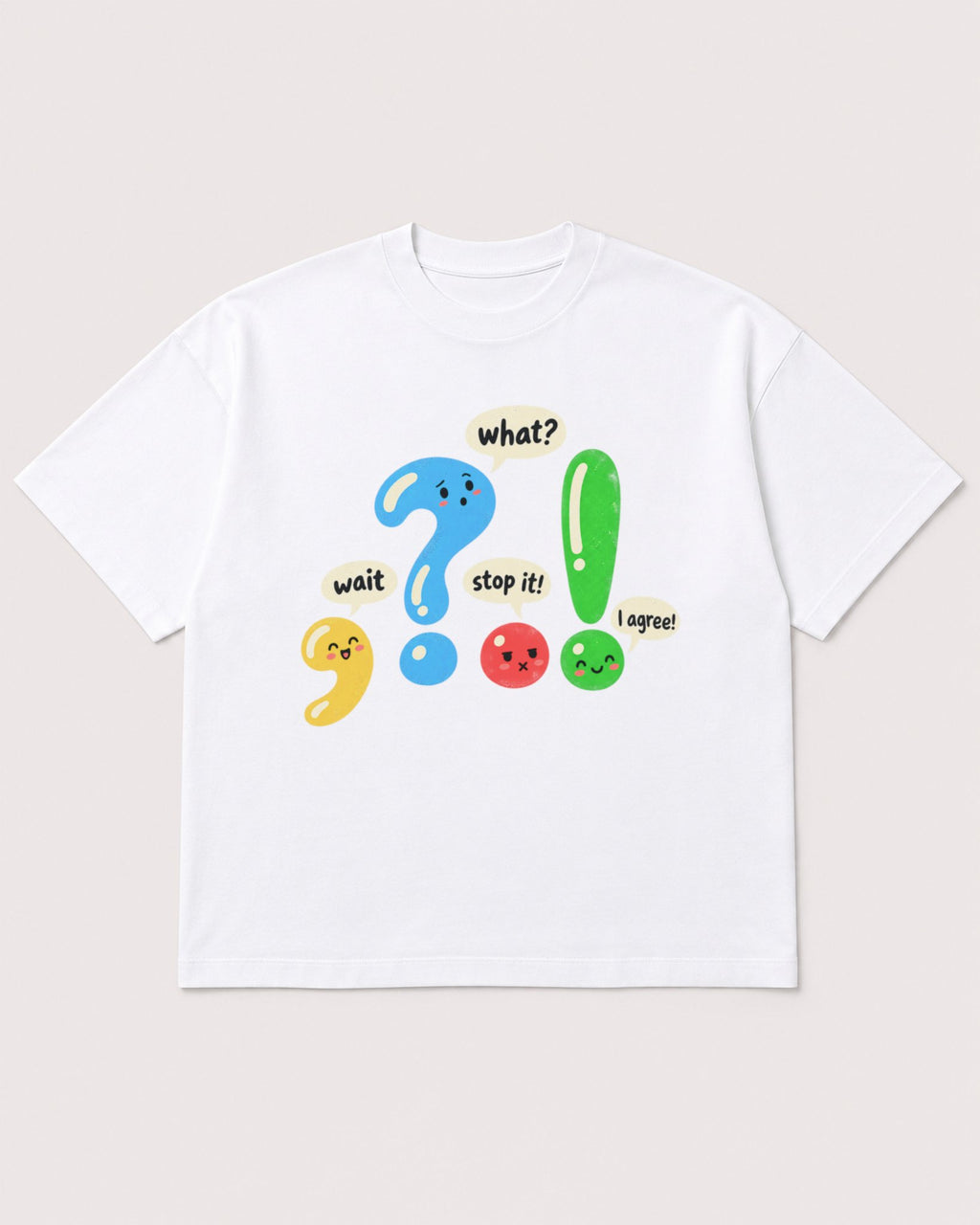 Mockup Boxy Heavyweight Tee White product