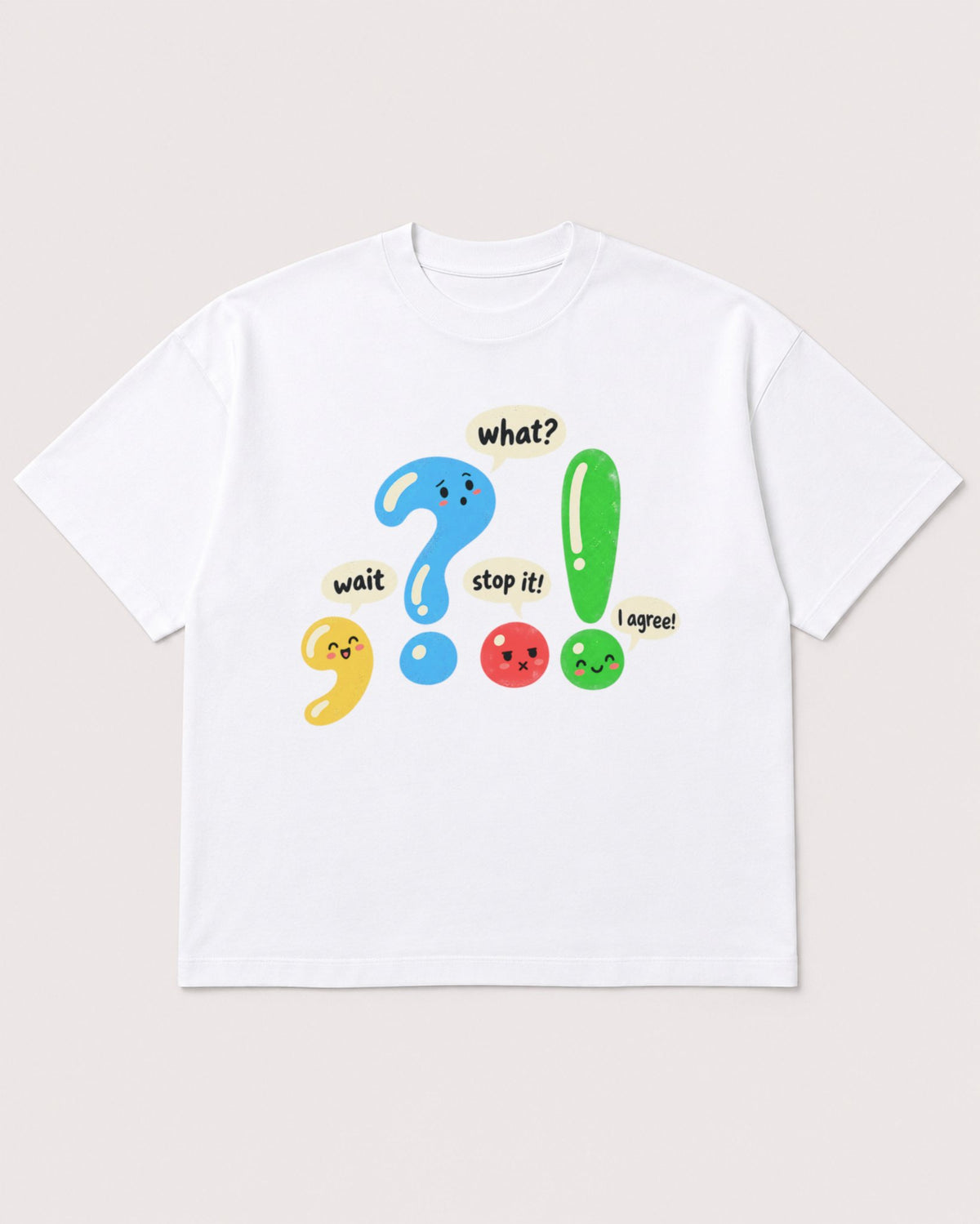Mockup Boxy Heavyweight Tee White product