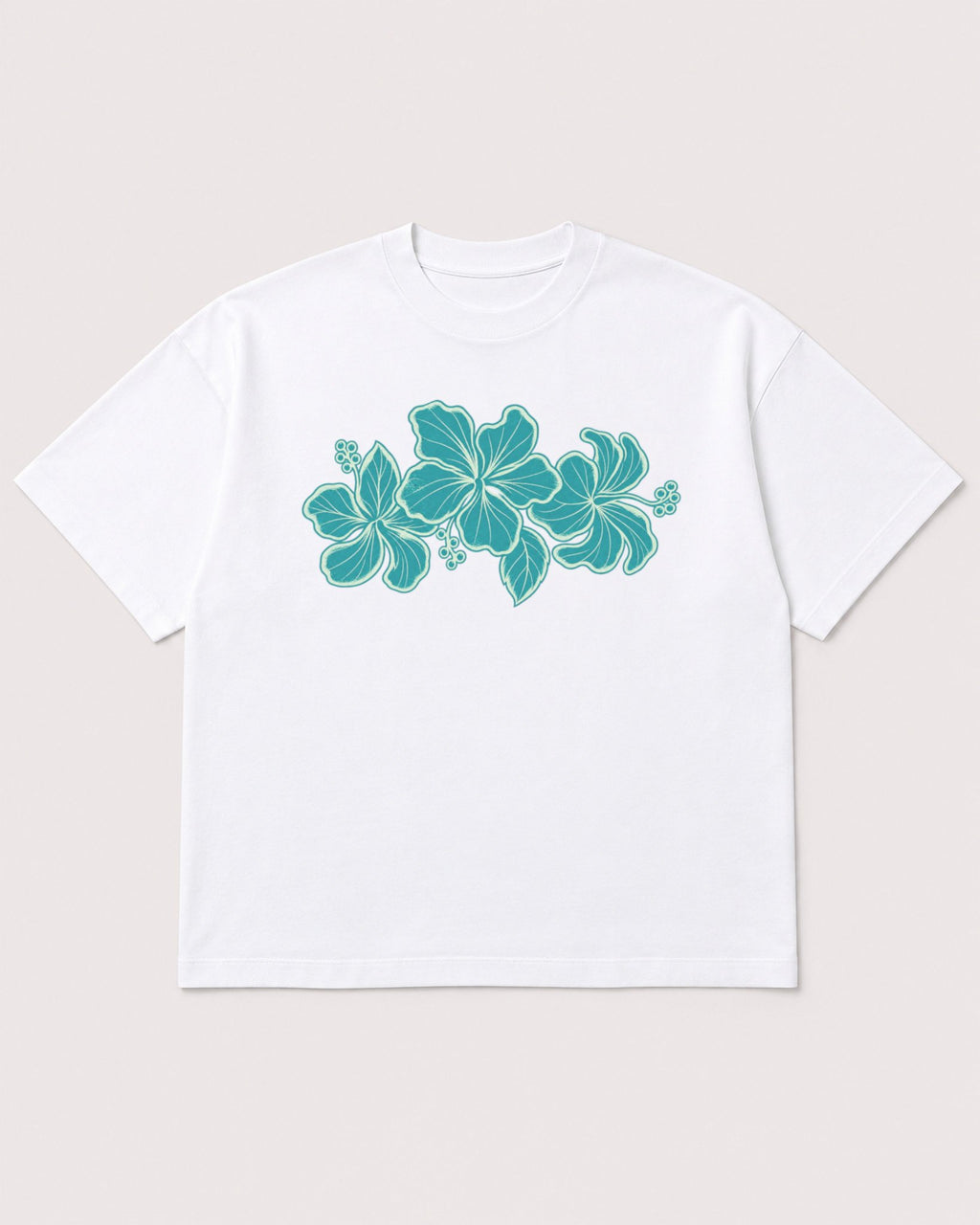Mockup Boxy Heavyweight Tee White product