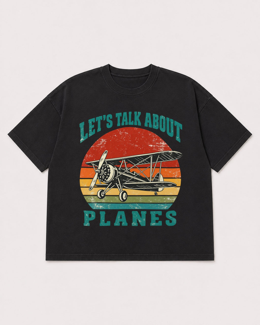 Mockup Boxy Heavyweight Tee Black product