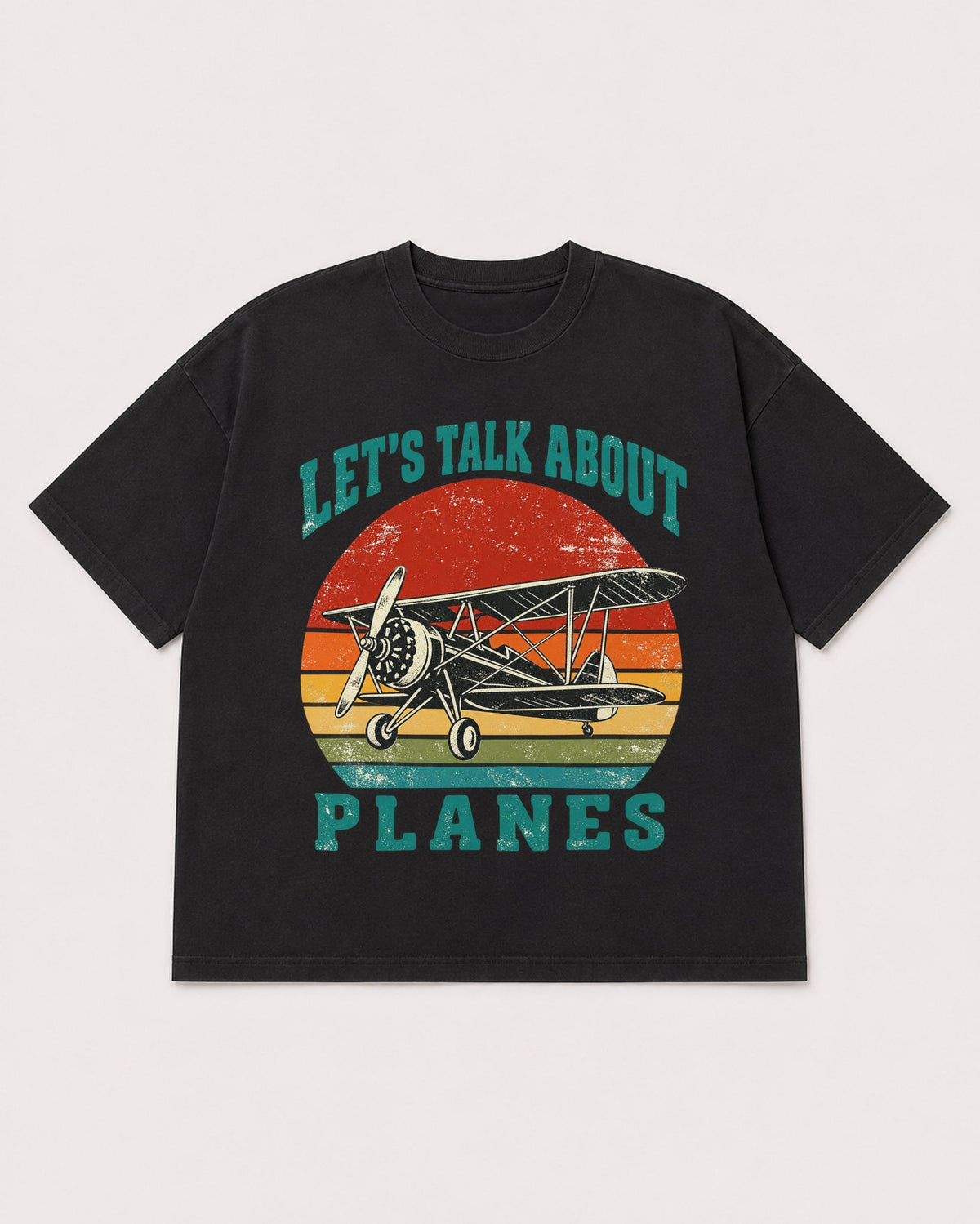 Mockup Boxy Heavyweight Tee Black product