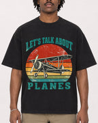 Mockup Boxy Heavyweight Tee Black male close-up 04