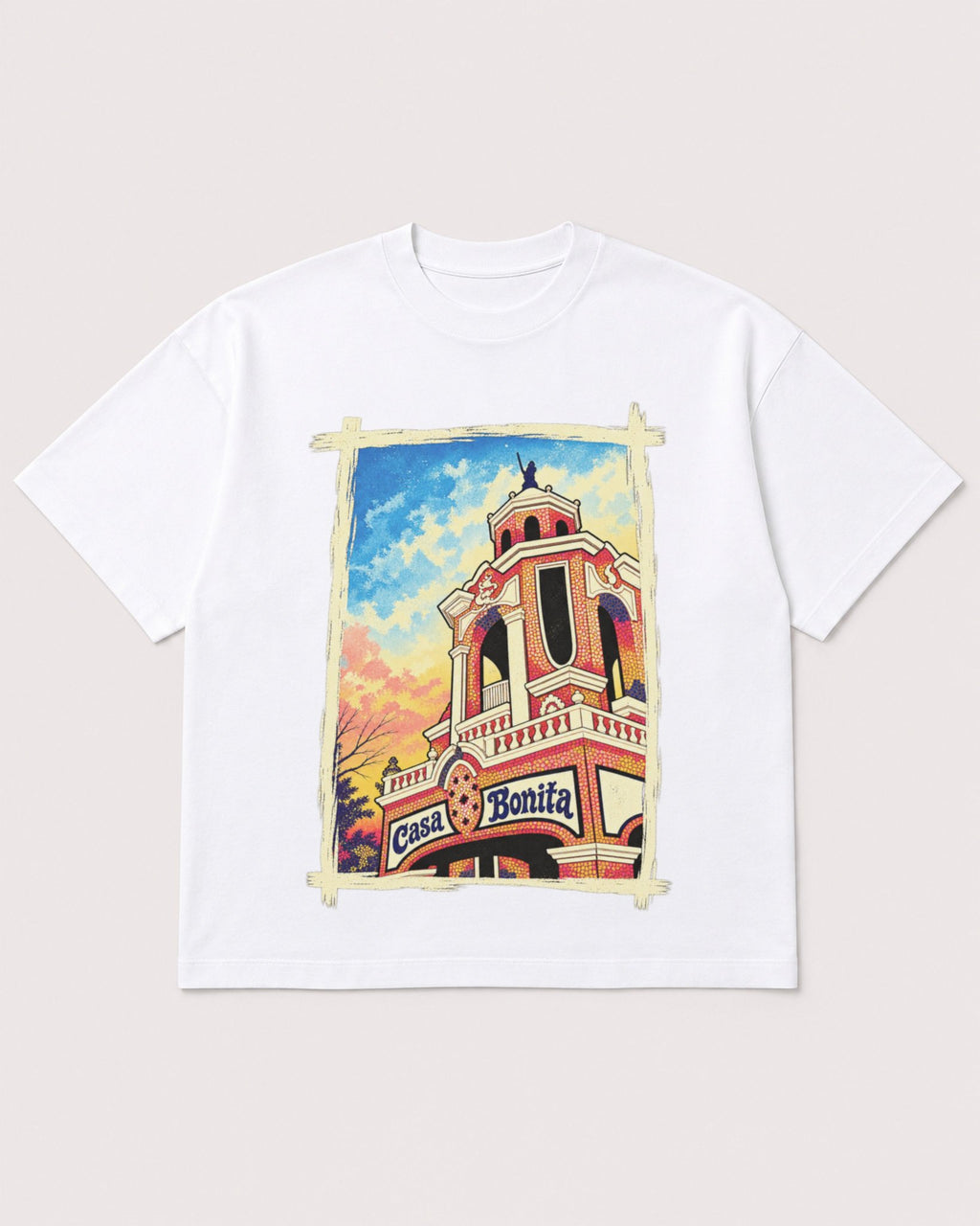 Mockup Boxy Heavyweight Tee White product