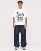 Mockup Boxy Heavyweight Tee White male full-body 16