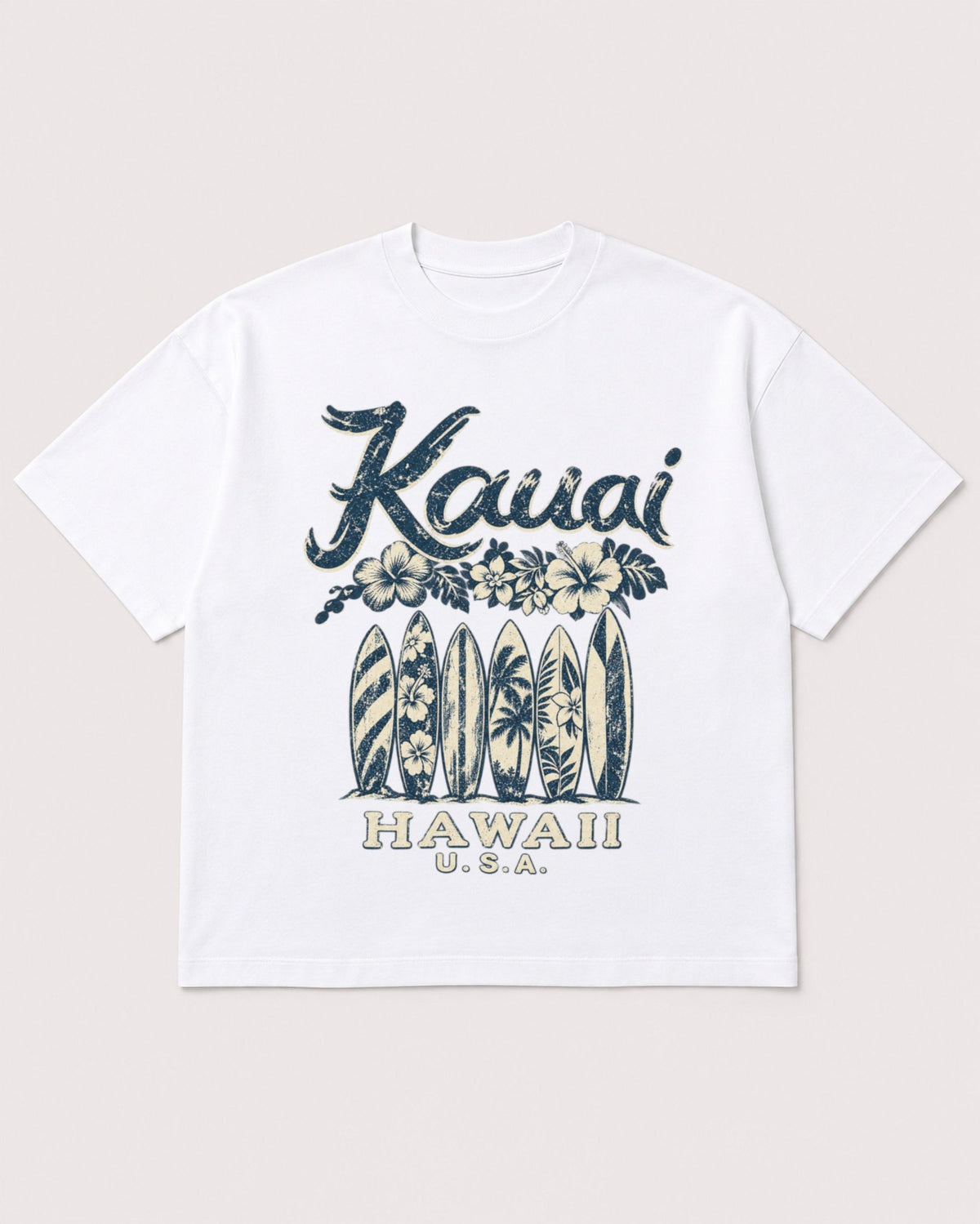 Mockup Boxy Heavyweight Tee White product