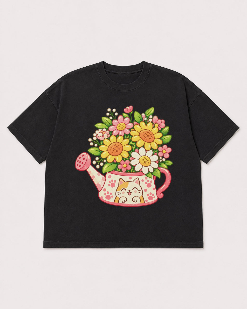 Mockup Boxy Heavyweight Tee Black product