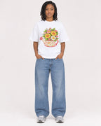 Mockup Boxy Heavyweight Tee White female full-body 15