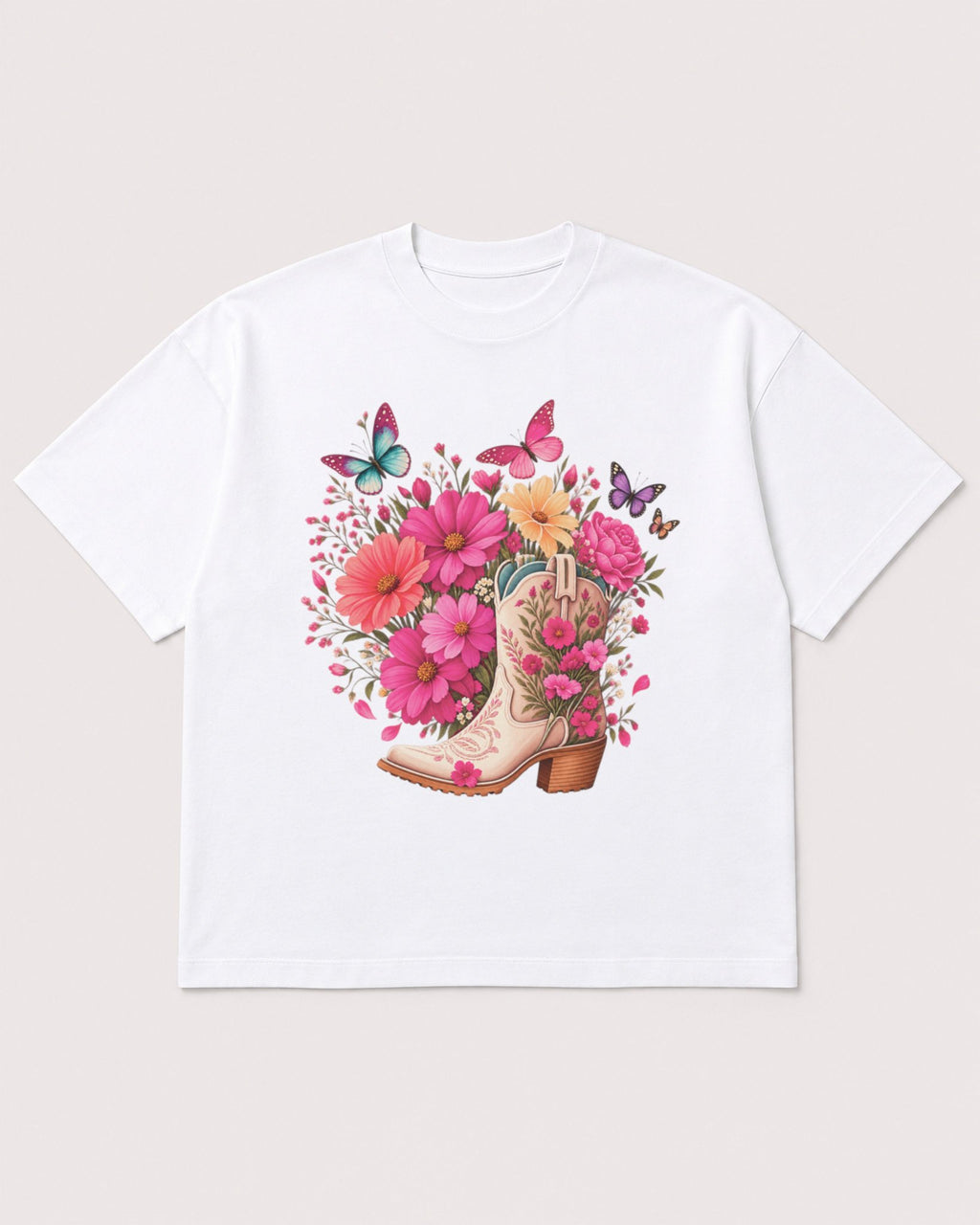 Mockup Boxy Heavyweight Tee White product