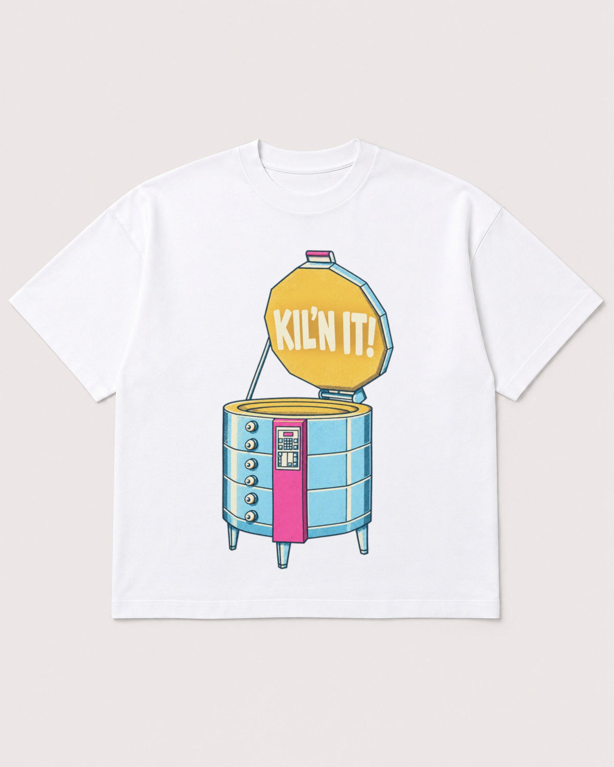 Mockup Boxy Heavyweight Tee White product