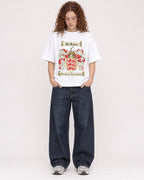 Mockup Boxy Heavyweight Tee White female full-body 09