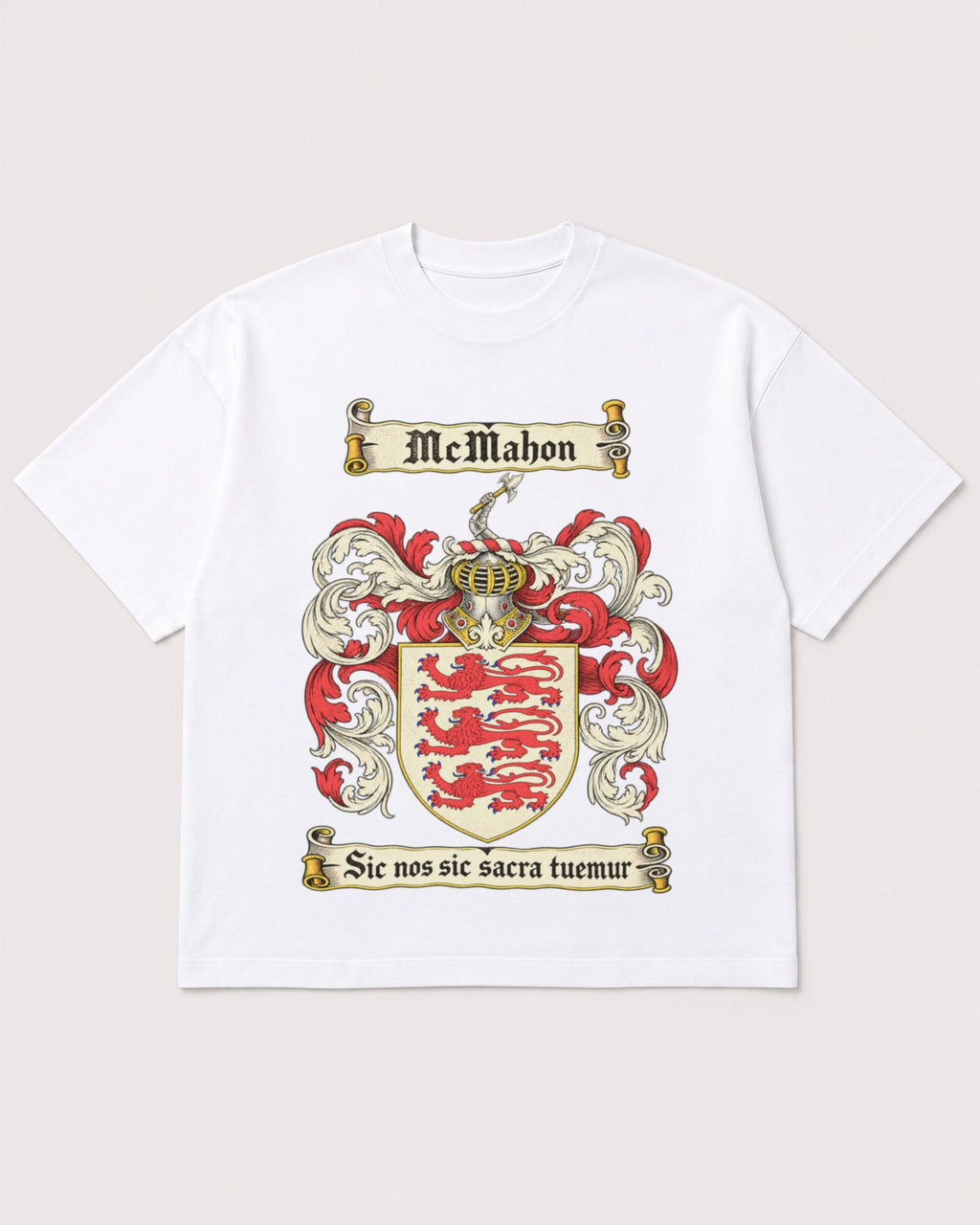 Mockup Boxy Heavyweight Tee White product