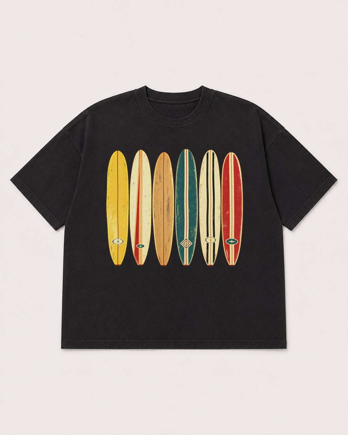 Mockup Boxy Heavyweight Tee Black product