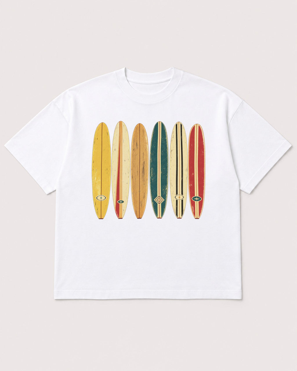 Mockup Boxy Heavyweight Tee White product