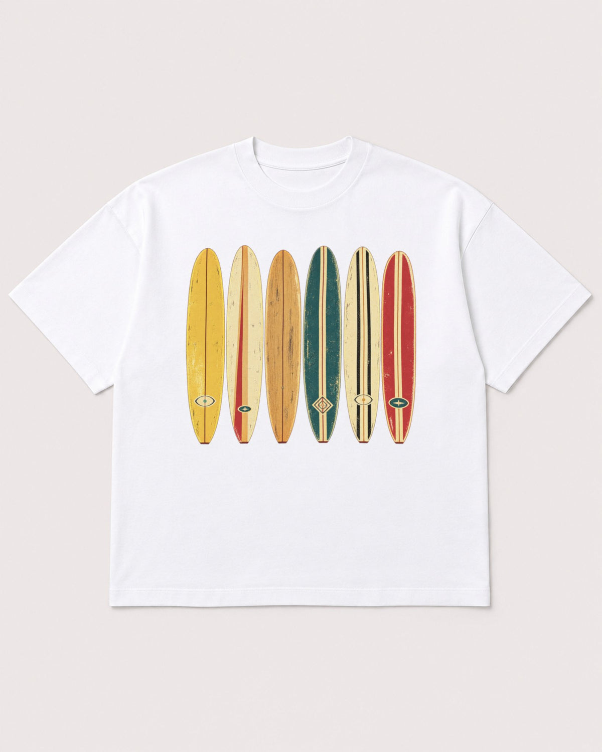 Mockup Boxy Heavyweight Tee White product