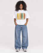 Mockup Boxy Heavyweight Tee White female full-body 05