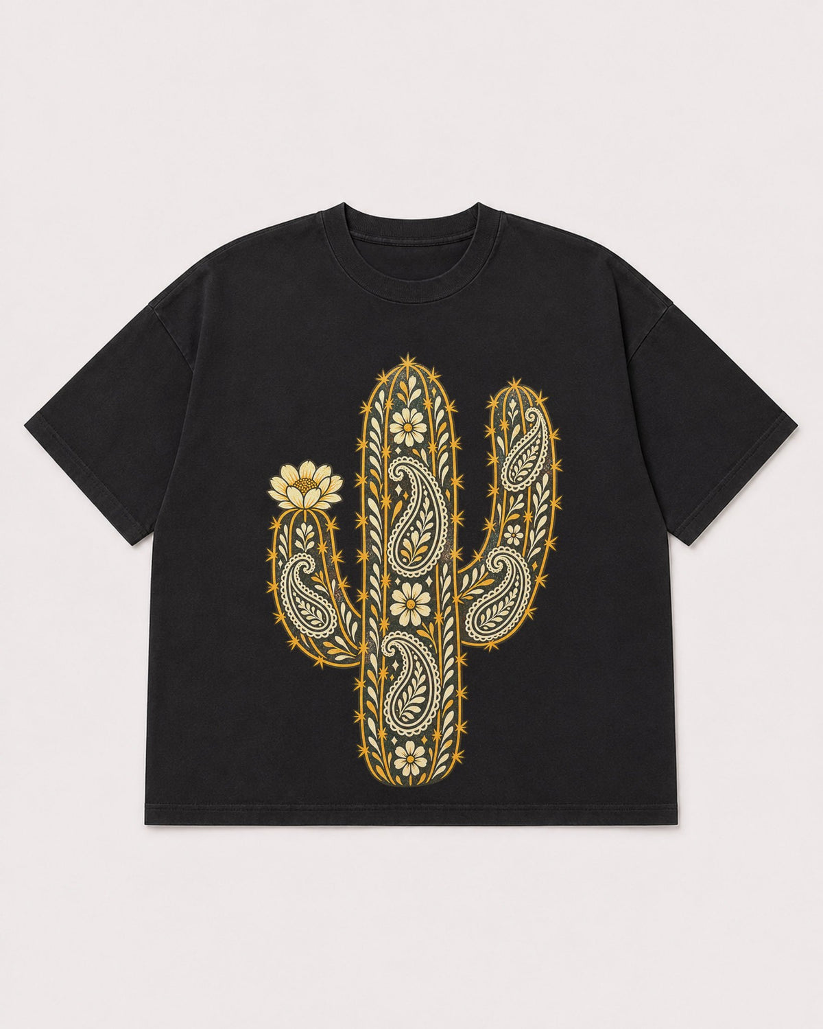 Mockup Boxy Heavyweight Tee Black product