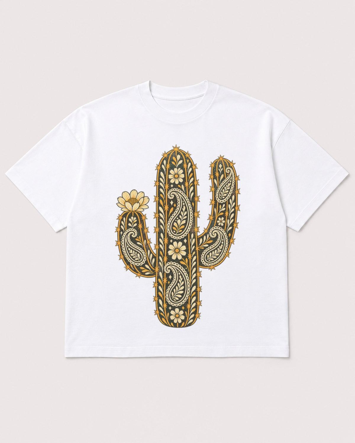 Mockup Boxy Heavyweight Tee White product