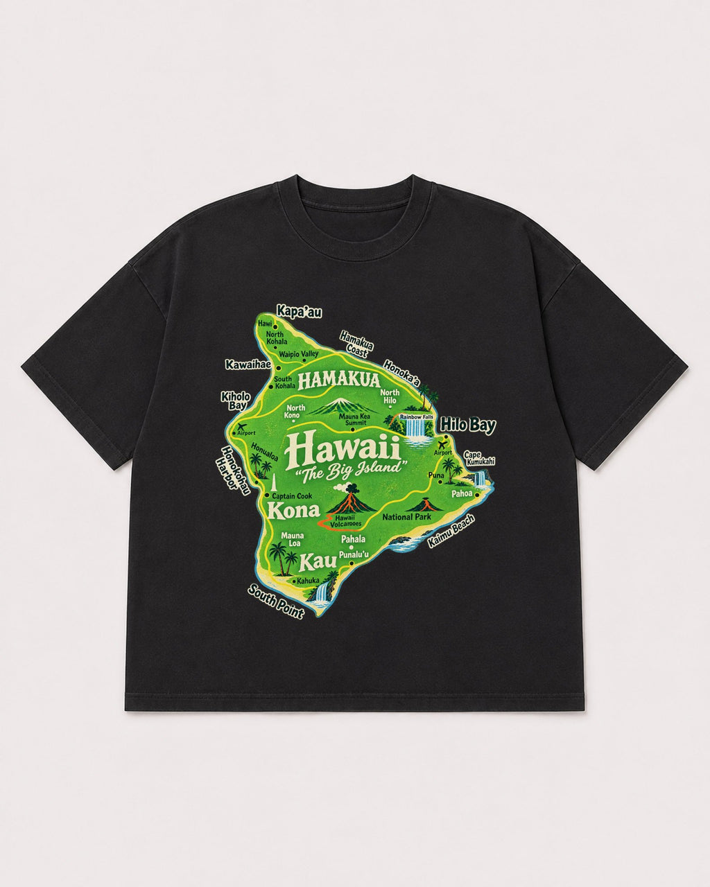 Mockup Boxy Heavyweight Tee Black product