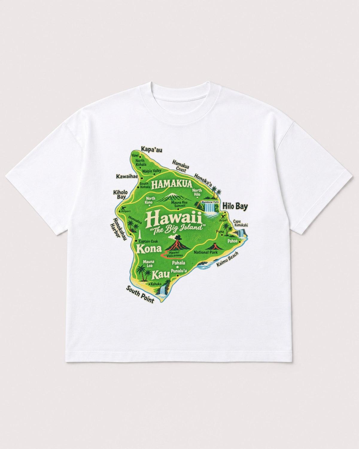 Mockup Boxy Heavyweight Tee White product