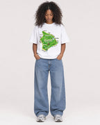 Mockup Boxy Heavyweight Tee White female full-body 05