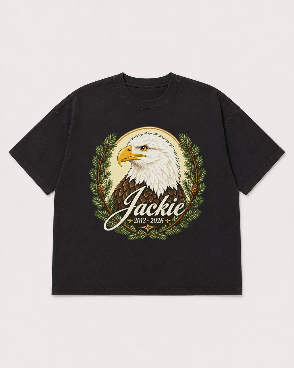 Mockup Boxy Heavyweight Tee Black product