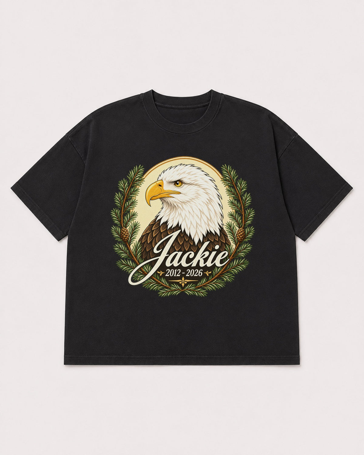 Mockup Boxy Heavyweight Tee Black product