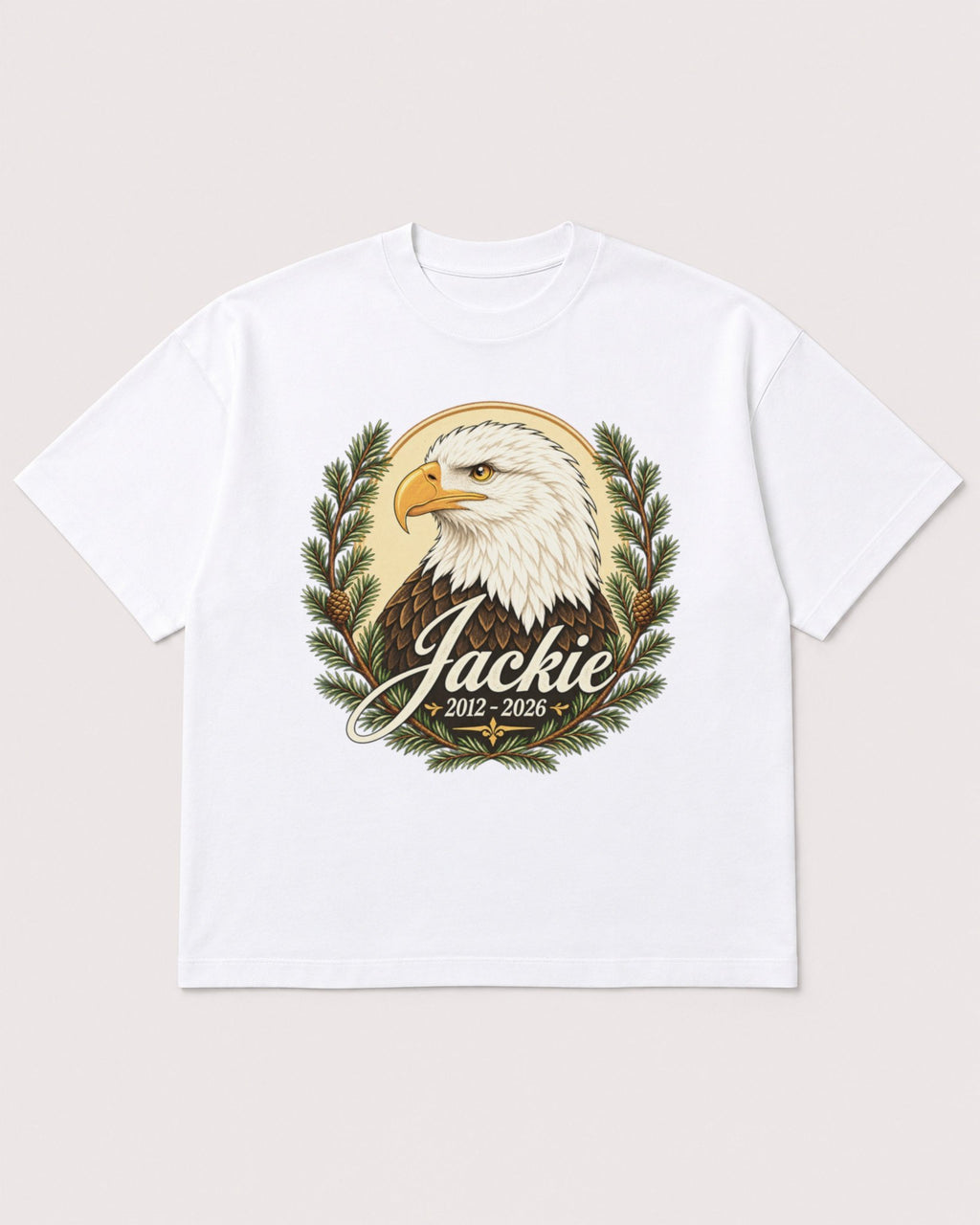 Mockup Boxy Heavyweight Tee White product