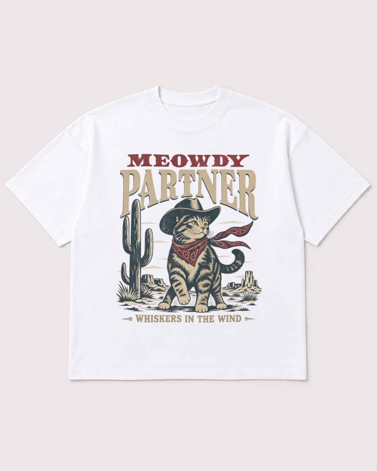 Mockup Boxy Heavyweight Tee White product