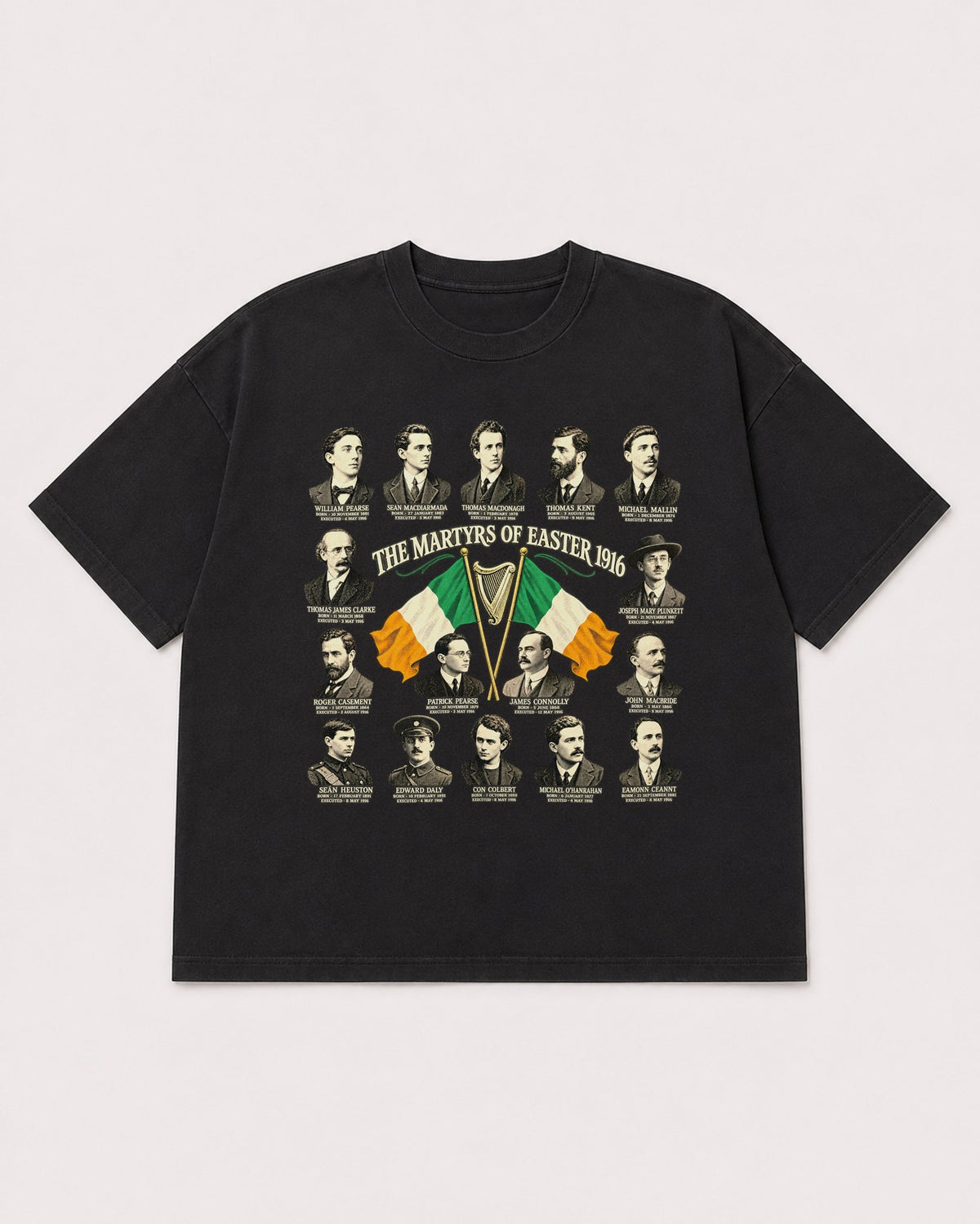 Mockup Boxy Heavyweight Tee Black product