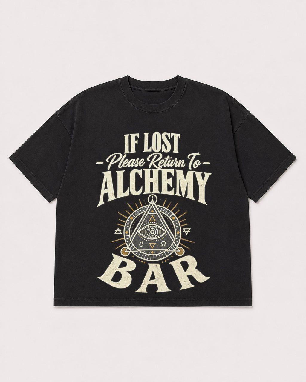 Mockup Boxy Heavyweight Tee Black product