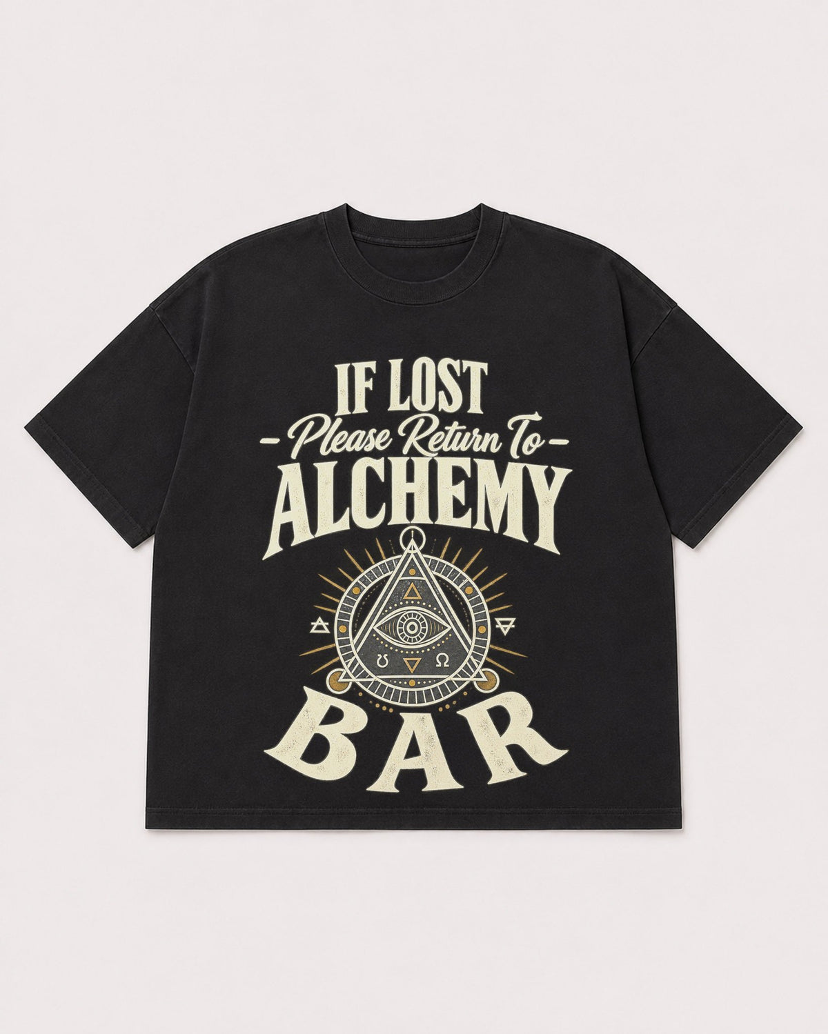 Mockup Boxy Heavyweight Tee Black product