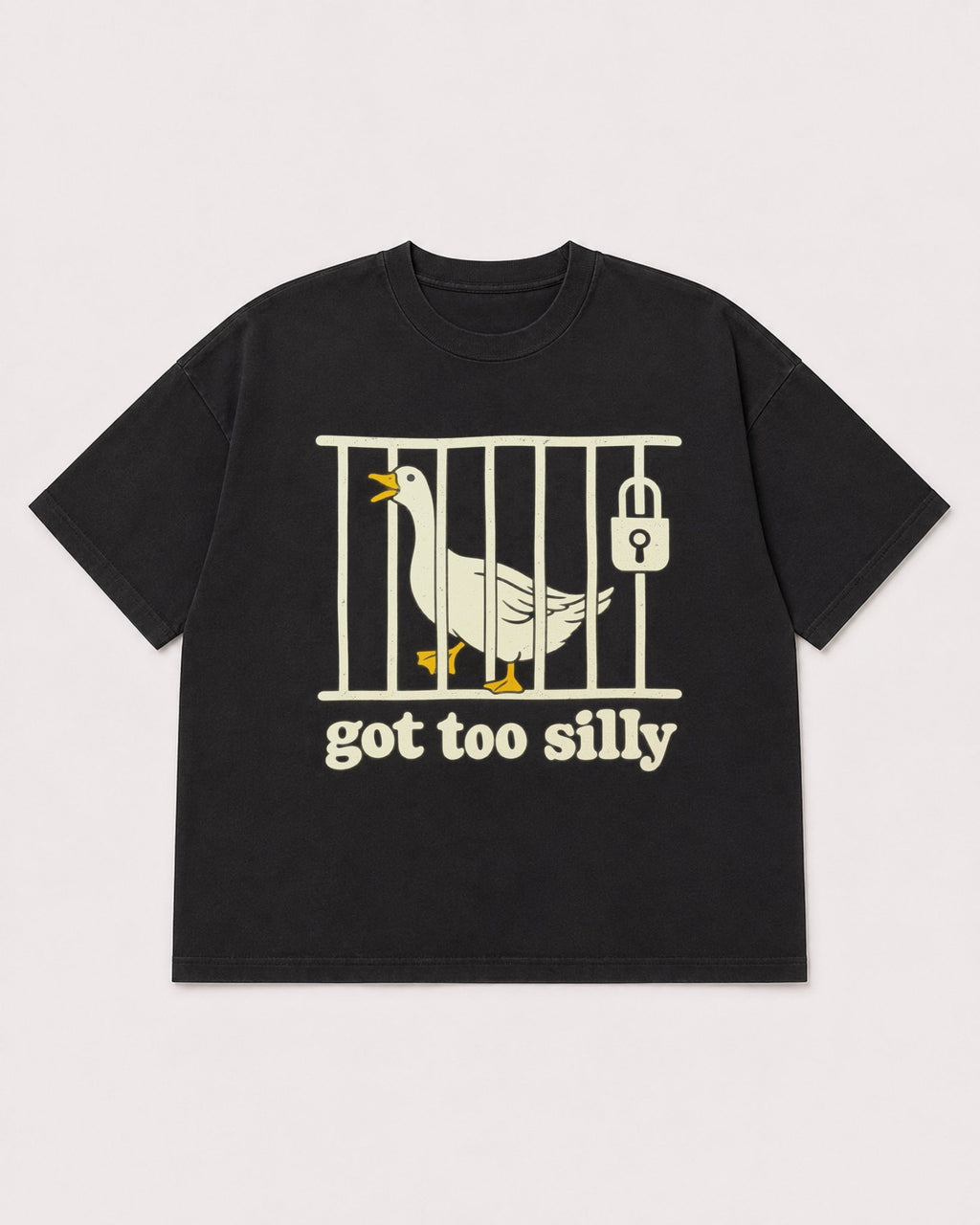Mockup Boxy Heavyweight Tee Black product