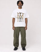 Mockup Boxy Heavyweight Tee White male full-body 04