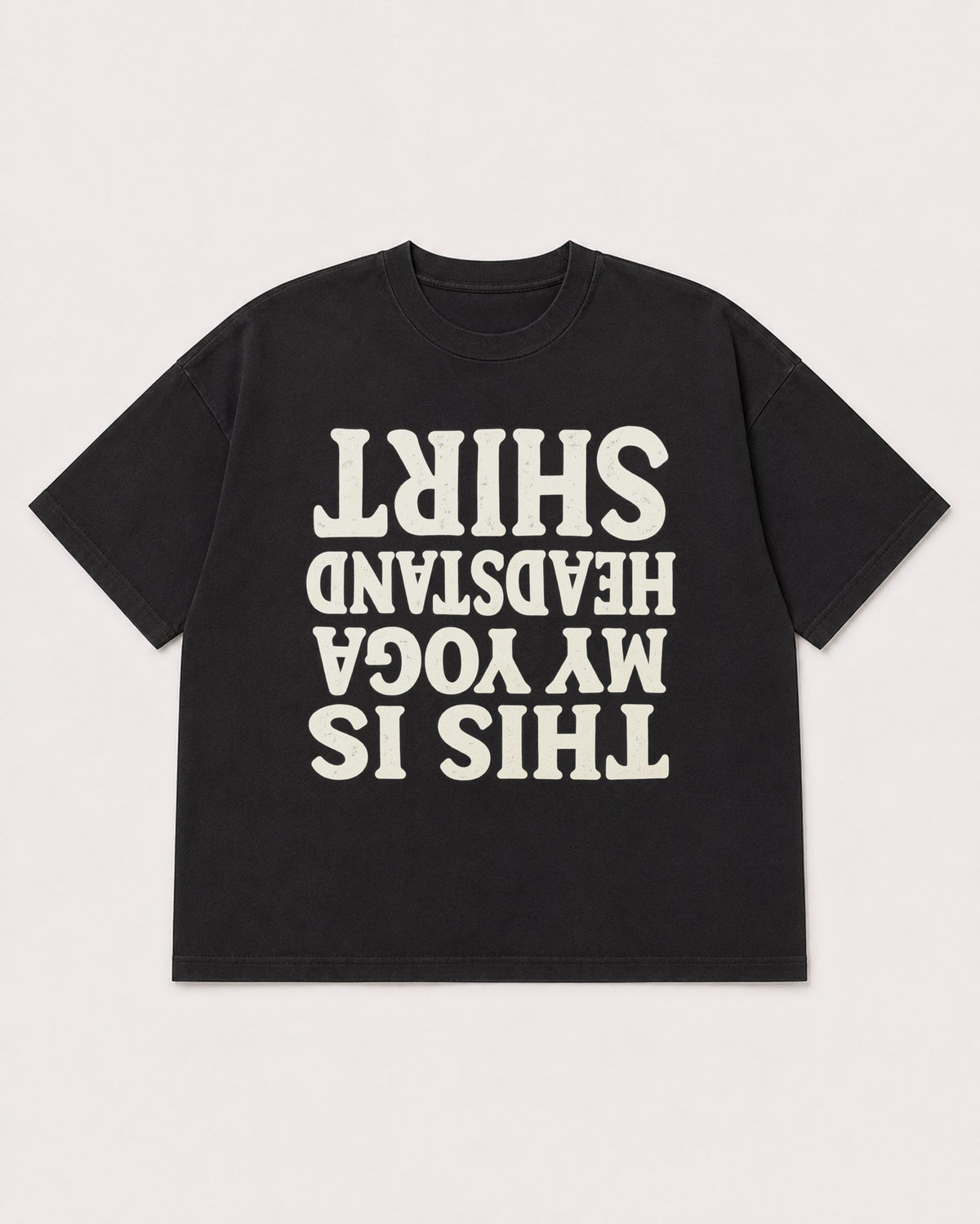 Mockup Boxy Heavyweight Tee Black product