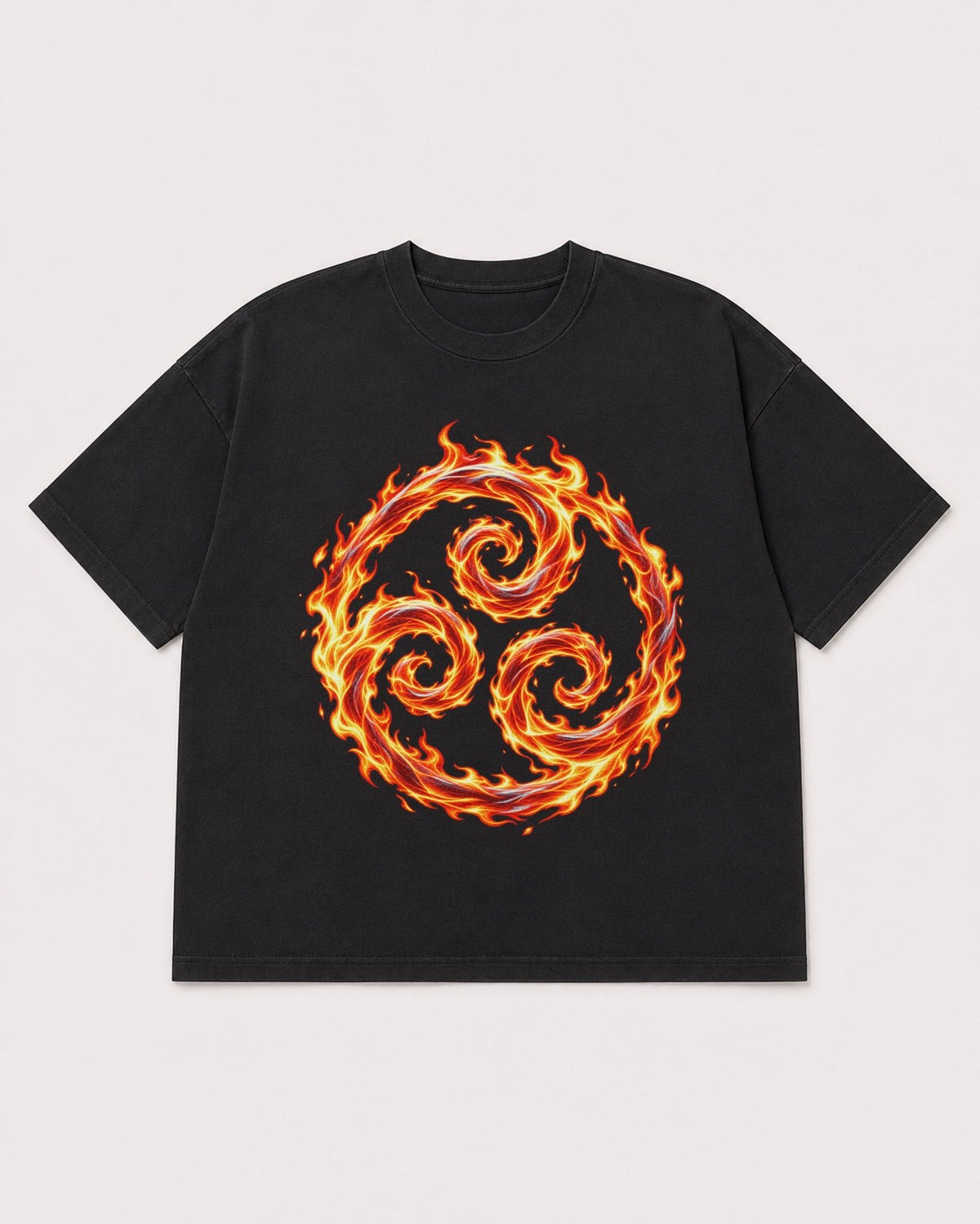 Mockup Boxy Heavyweight Tee Black product