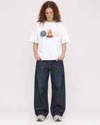 Mockup Boxy Heavyweight Tee White female full-body 09