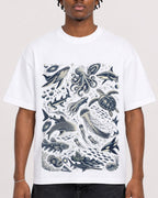 Mockup Boxy Heavyweight Tee White male close-up 05