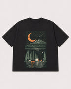 Mockup Boxy Heavyweight Tee Black product