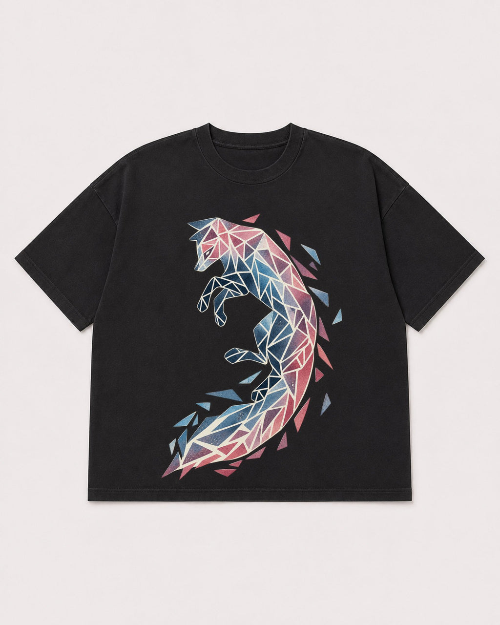 Mockup Boxy Heavyweight Tee Black product