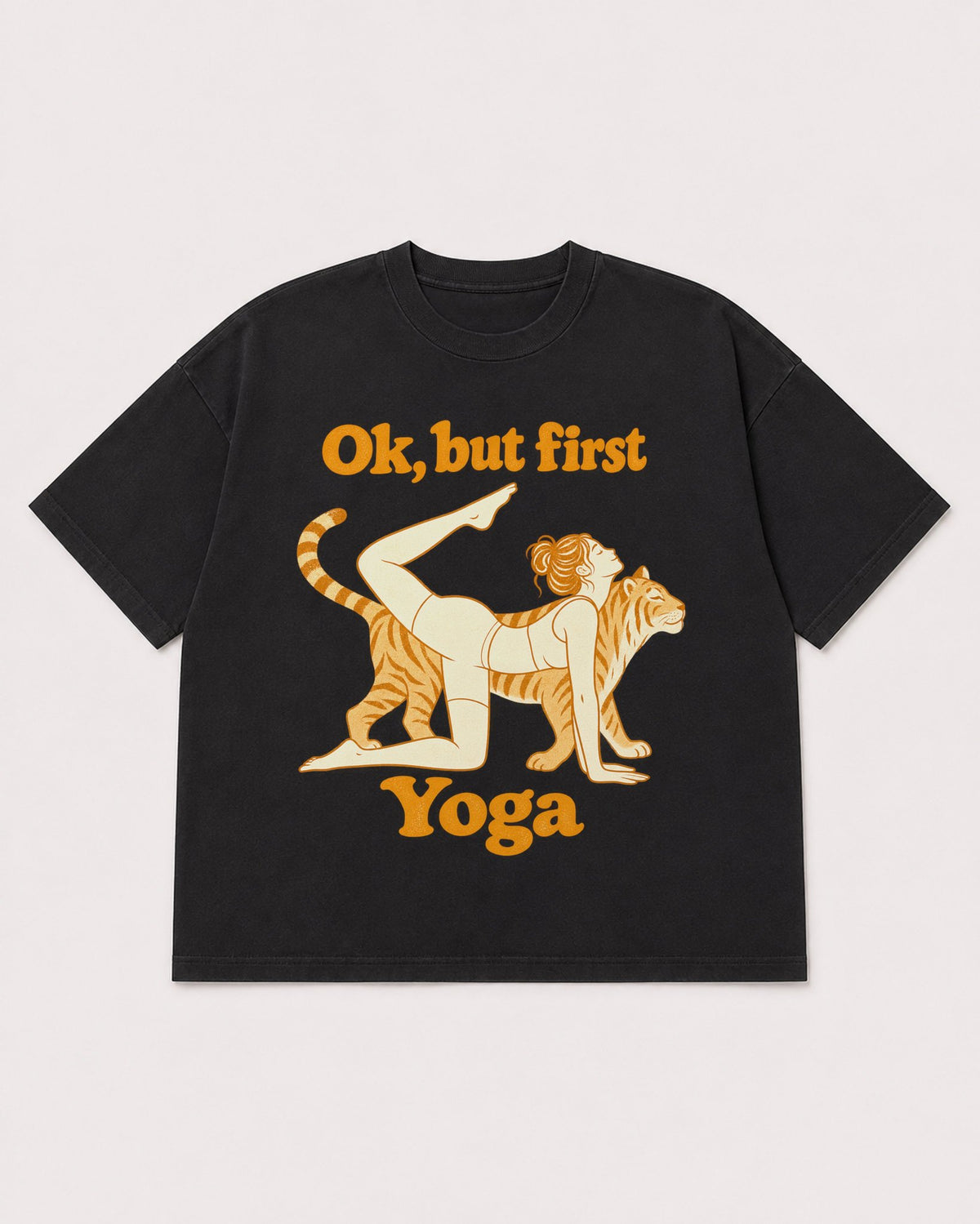 Mockup Boxy Heavyweight Tee Black product