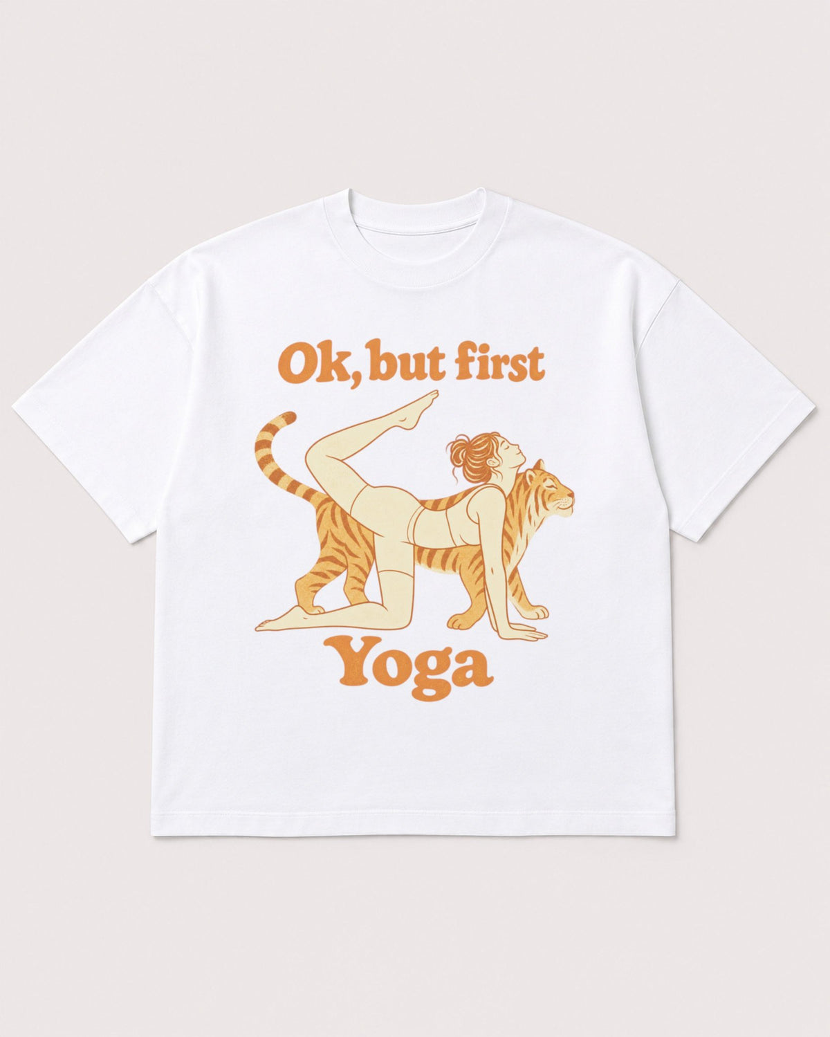 Mockup Boxy Heavyweight Tee White product